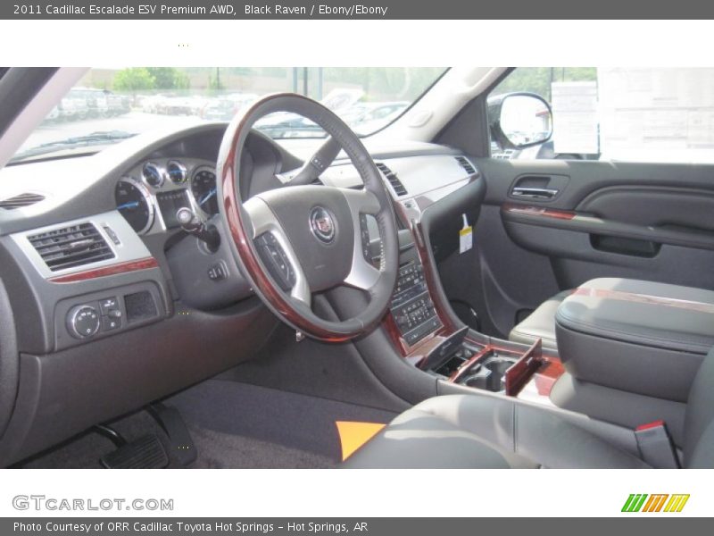 Black Raven / Ebony/Ebony 2011 Cadillac Escalade ESV Premium AWD