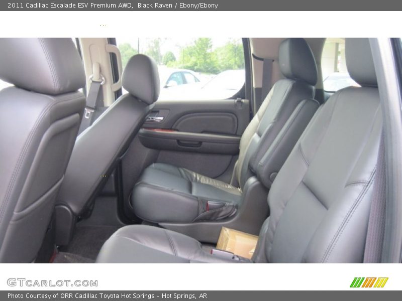 Black Raven / Ebony/Ebony 2011 Cadillac Escalade ESV Premium AWD