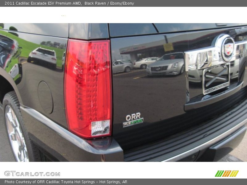 Black Raven / Ebony/Ebony 2011 Cadillac Escalade ESV Premium AWD