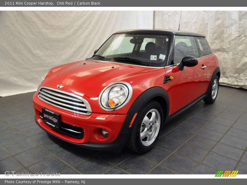 Chili Red / Carbon Black 2011 Mini Cooper Hardtop