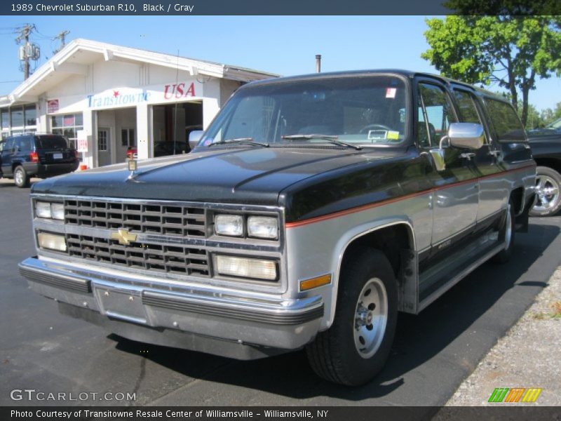 Black / Gray 1989 Chevrolet Suburban R10