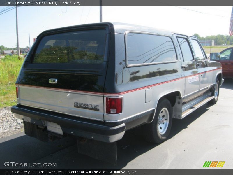 Black / Gray 1989 Chevrolet Suburban R10