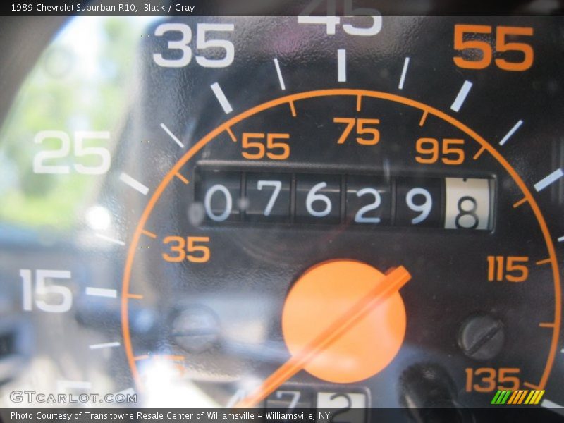 Black / Gray 1989 Chevrolet Suburban R10