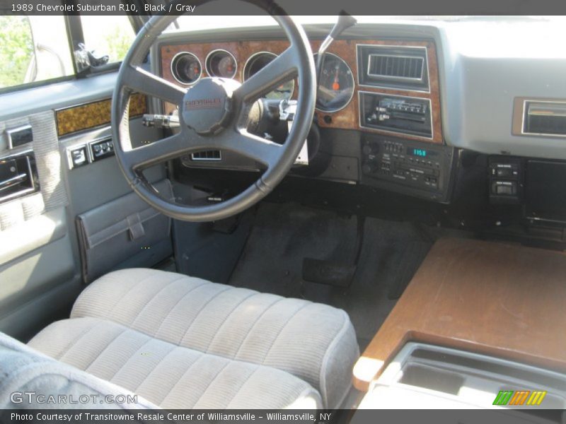 Black / Gray 1989 Chevrolet Suburban R10