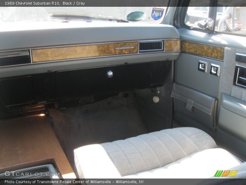 Black / Gray 1989 Chevrolet Suburban R10