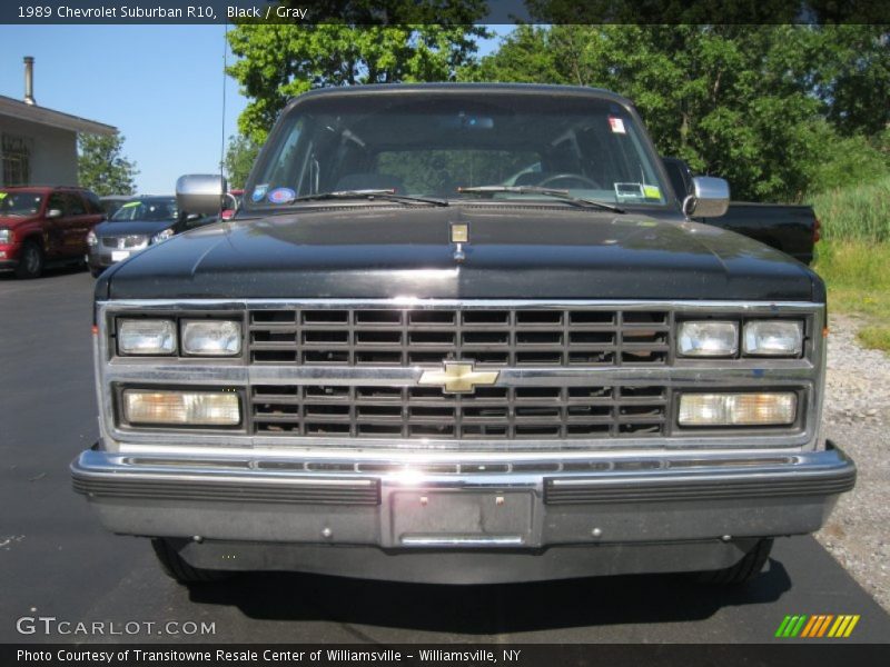Black / Gray 1989 Chevrolet Suburban R10