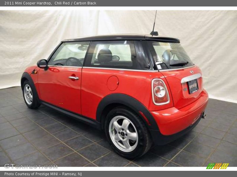 Chili Red / Carbon Black 2011 Mini Cooper Hardtop