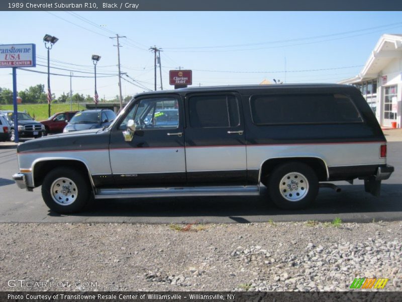 Black / Gray 1989 Chevrolet Suburban R10