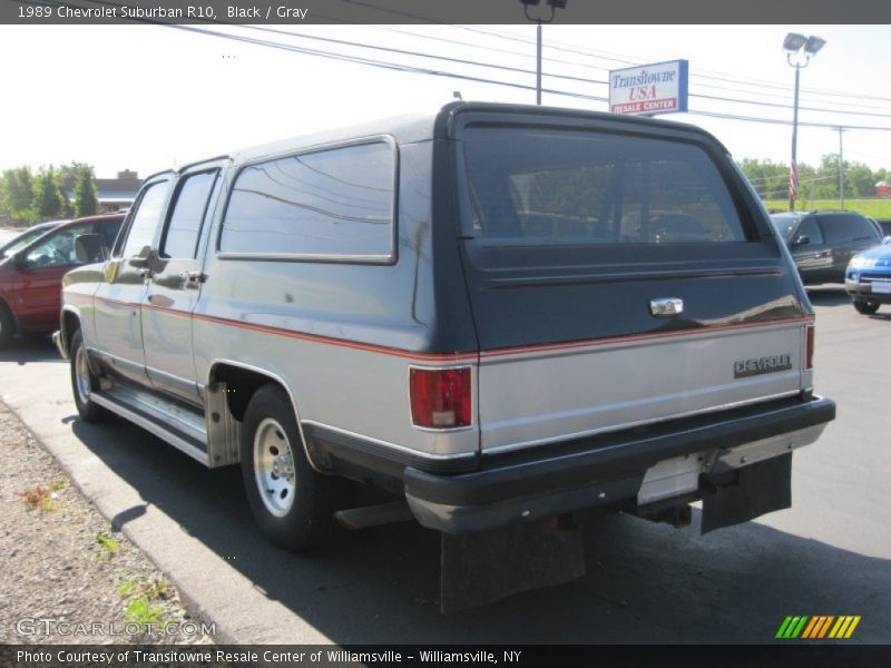 Black / Gray 1989 Chevrolet Suburban R10