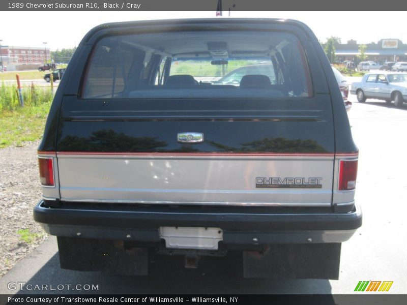 Black / Gray 1989 Chevrolet Suburban R10