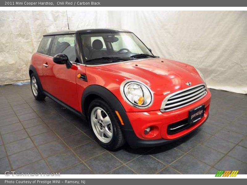 Chili Red / Carbon Black 2011 Mini Cooper Hardtop