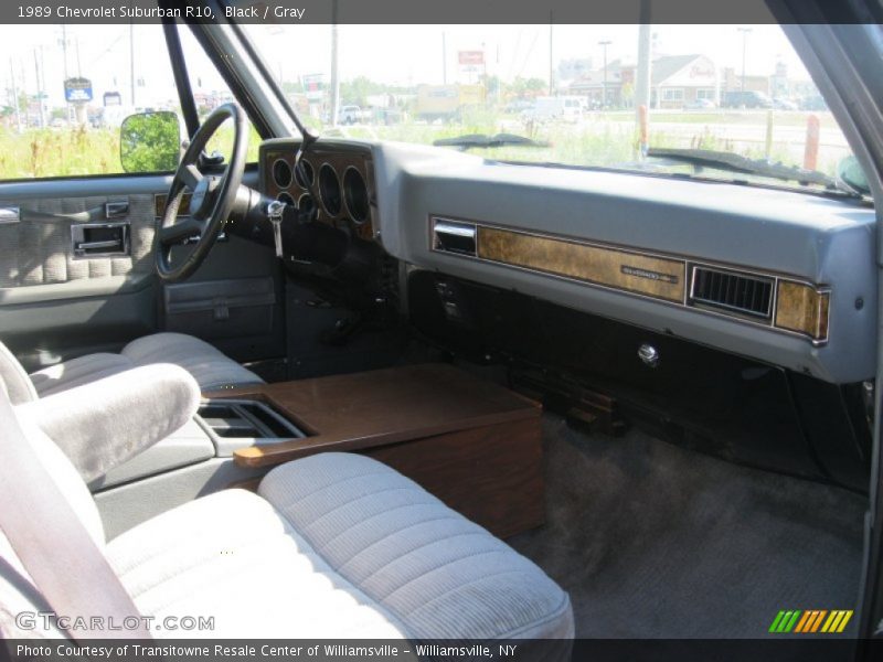 Black / Gray 1989 Chevrolet Suburban R10