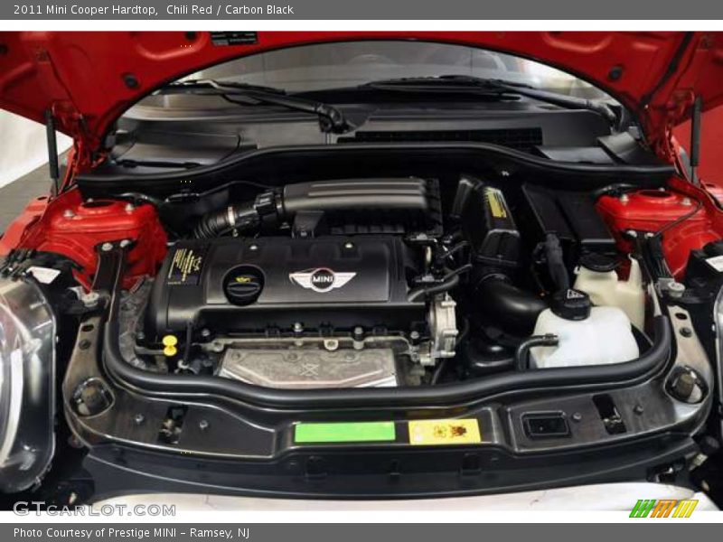 Chili Red / Carbon Black 2011 Mini Cooper Hardtop
