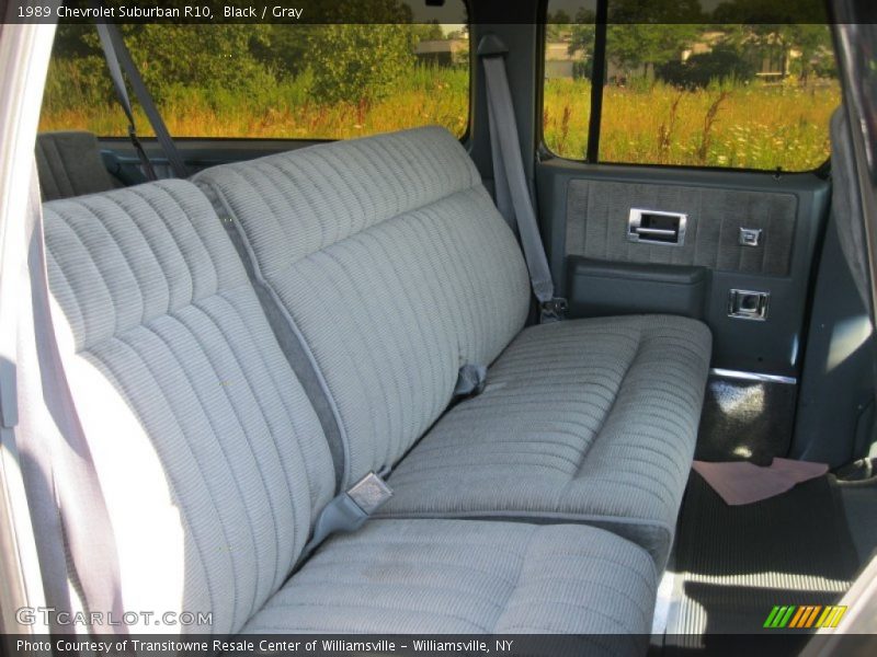 Black / Gray 1989 Chevrolet Suburban R10
