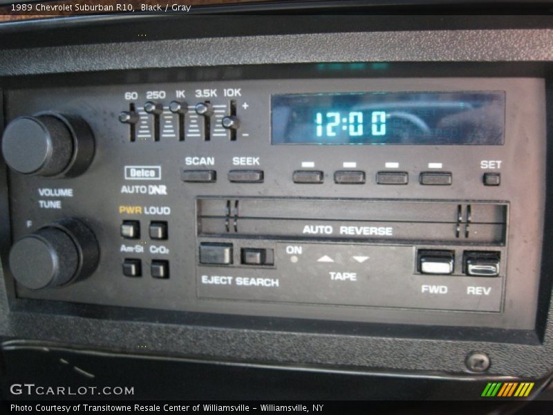 Black / Gray 1989 Chevrolet Suburban R10