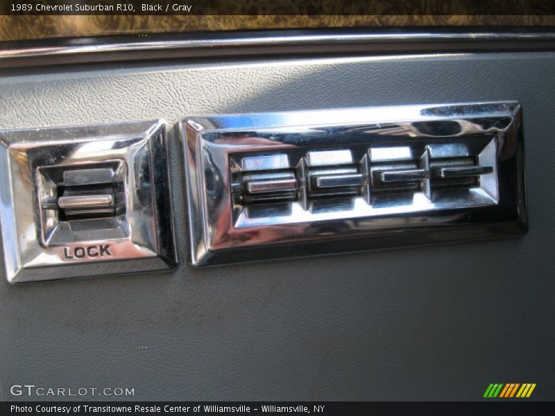 Black / Gray 1989 Chevrolet Suburban R10