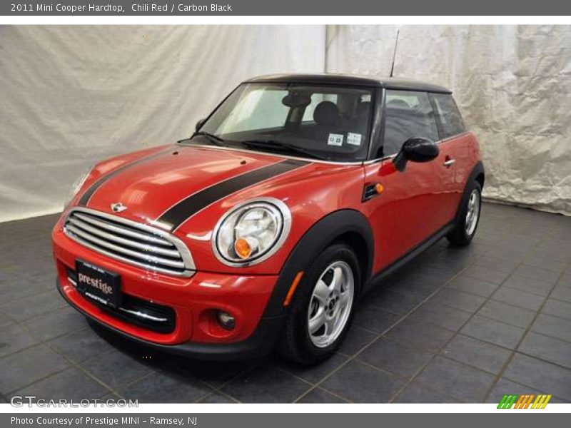 Chili Red / Carbon Black 2011 Mini Cooper Hardtop