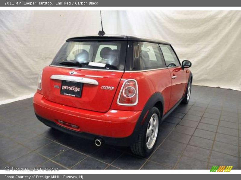 Chili Red / Carbon Black 2011 Mini Cooper Hardtop
