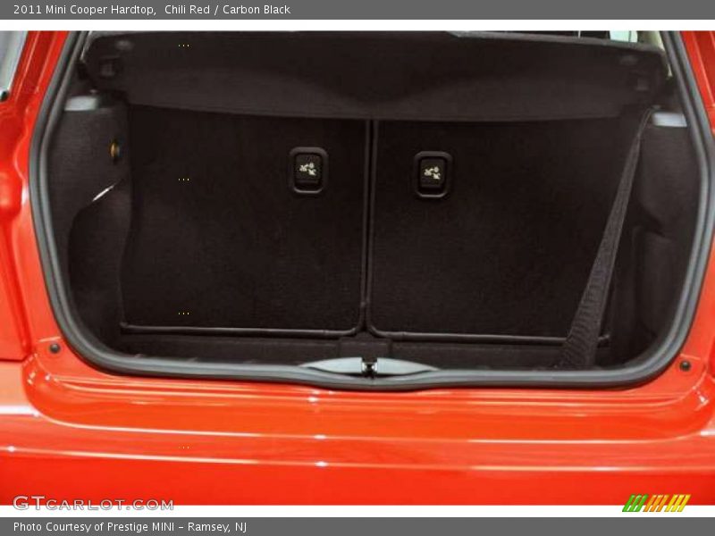 Chili Red / Carbon Black 2011 Mini Cooper Hardtop