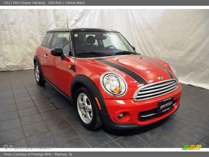 Chili Red / Carbon Black 2011 Mini Cooper Hardtop