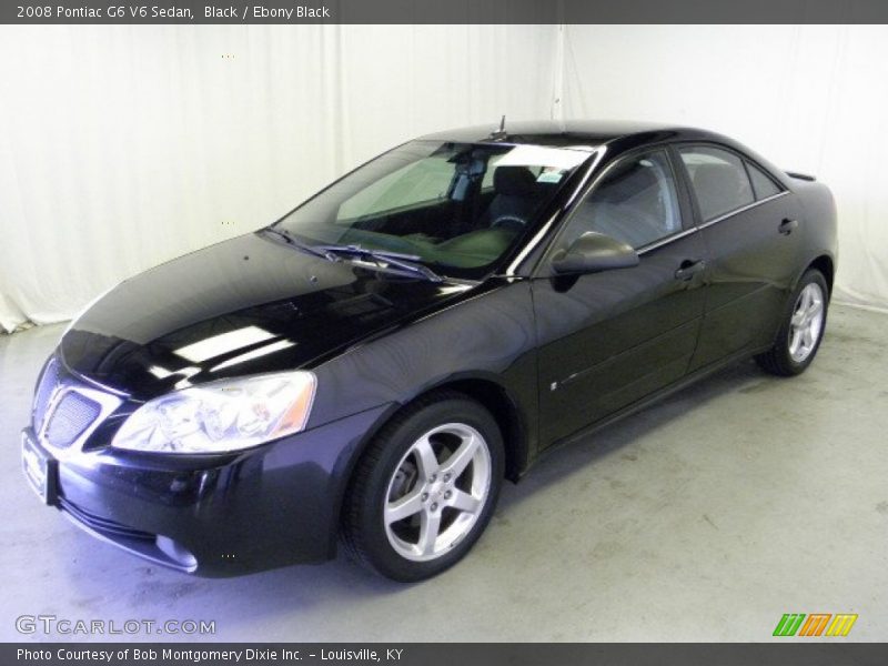 Black / Ebony Black 2008 Pontiac G6 V6 Sedan