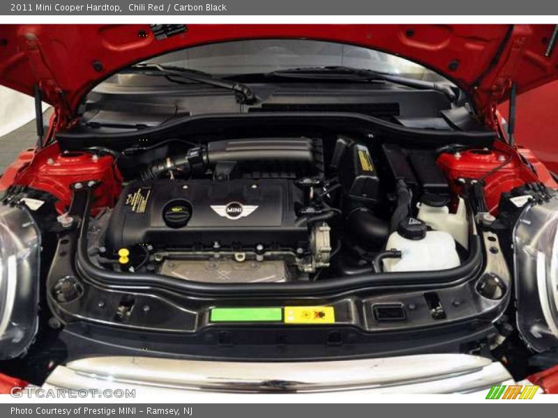 Chili Red / Carbon Black 2011 Mini Cooper Hardtop