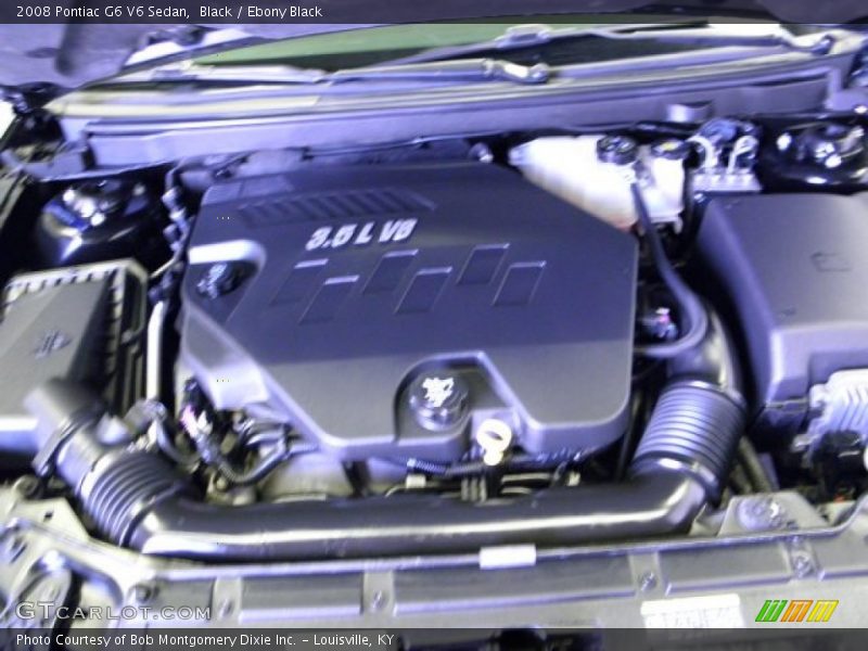 Black / Ebony Black 2008 Pontiac G6 V6 Sedan