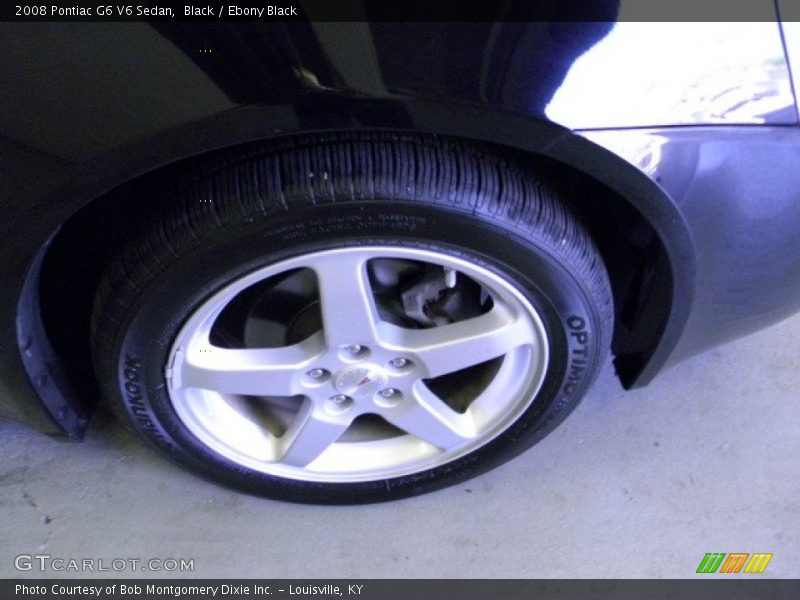 Black / Ebony Black 2008 Pontiac G6 V6 Sedan
