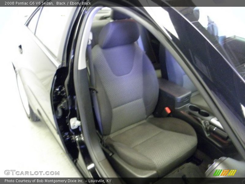 Black / Ebony Black 2008 Pontiac G6 V6 Sedan