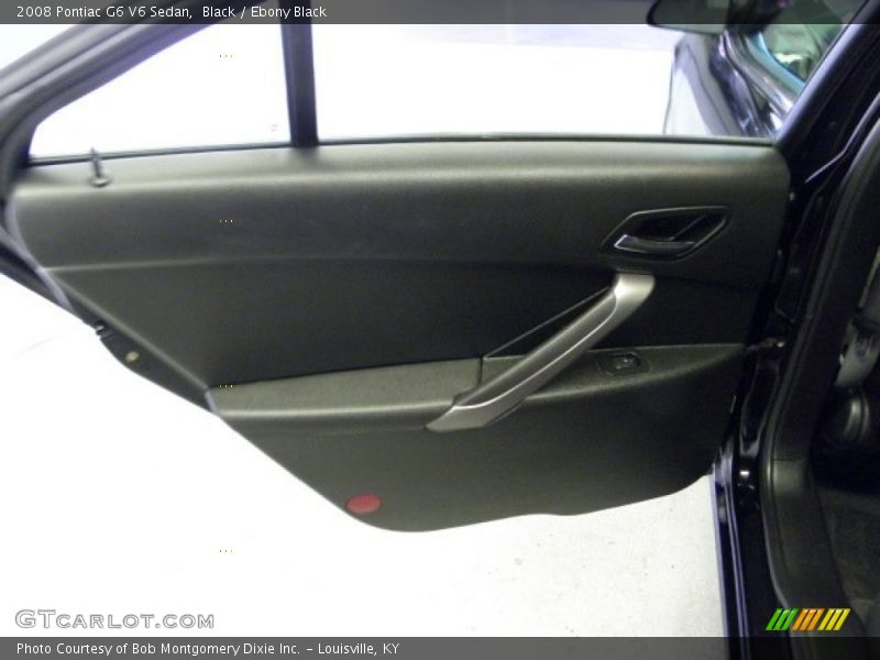 Black / Ebony Black 2008 Pontiac G6 V6 Sedan