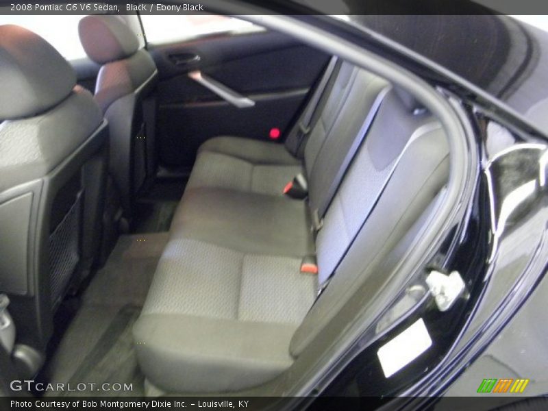 Black / Ebony Black 2008 Pontiac G6 V6 Sedan