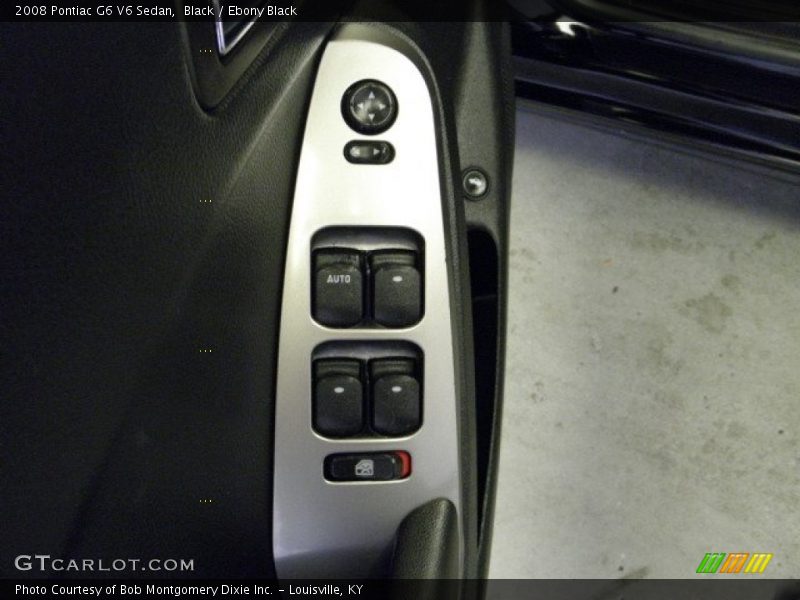 Black / Ebony Black 2008 Pontiac G6 V6 Sedan