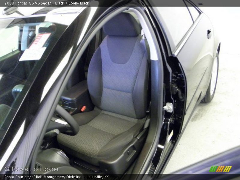 Black / Ebony Black 2008 Pontiac G6 V6 Sedan