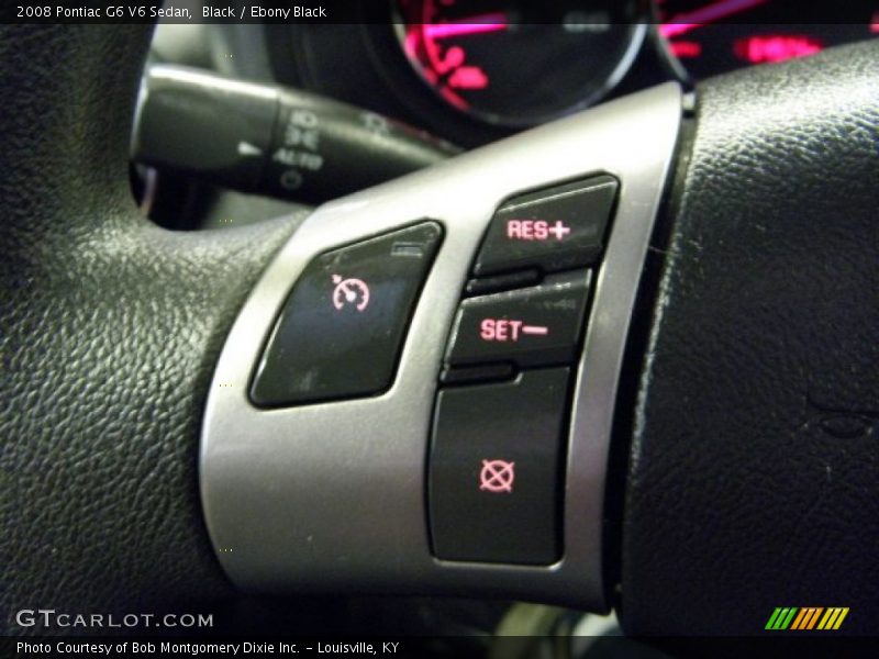 Black / Ebony Black 2008 Pontiac G6 V6 Sedan