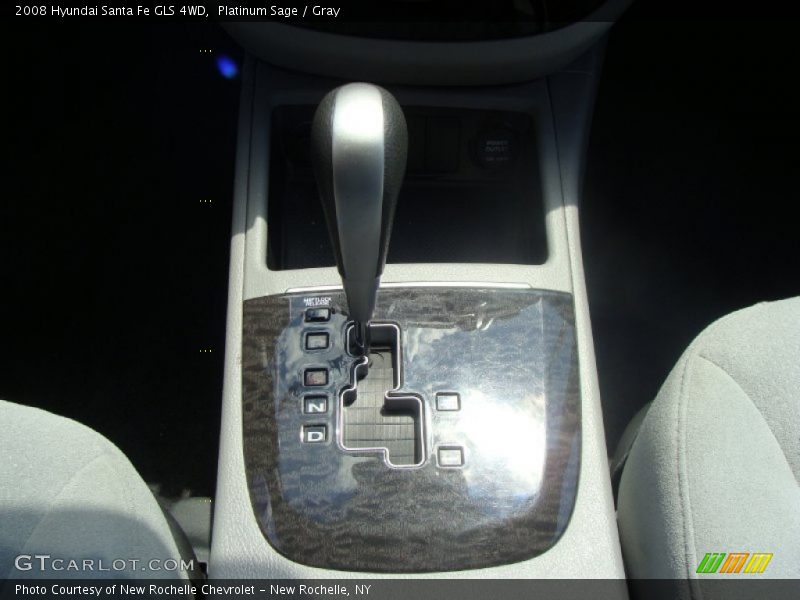 Platinum Sage / Gray 2008 Hyundai Santa Fe GLS 4WD