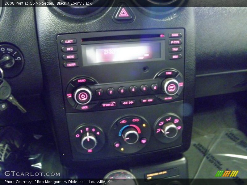 Black / Ebony Black 2008 Pontiac G6 V6 Sedan
