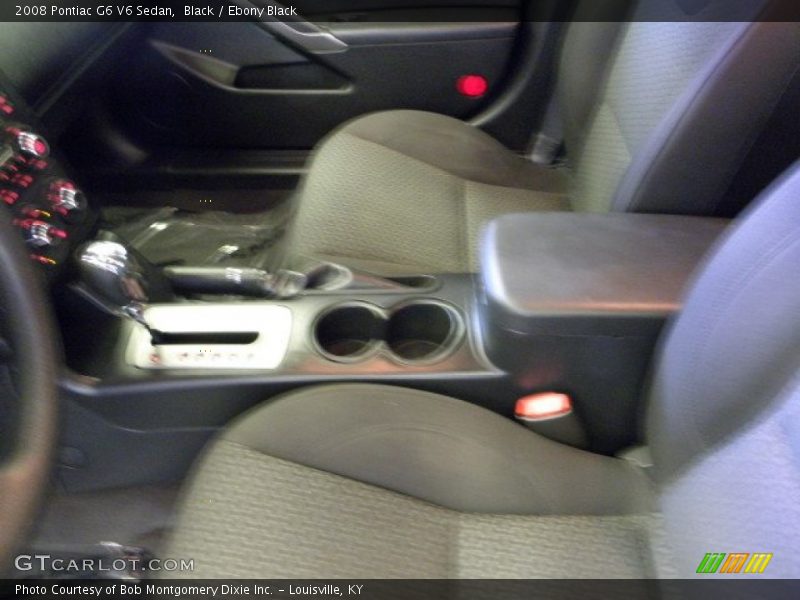 Black / Ebony Black 2008 Pontiac G6 V6 Sedan