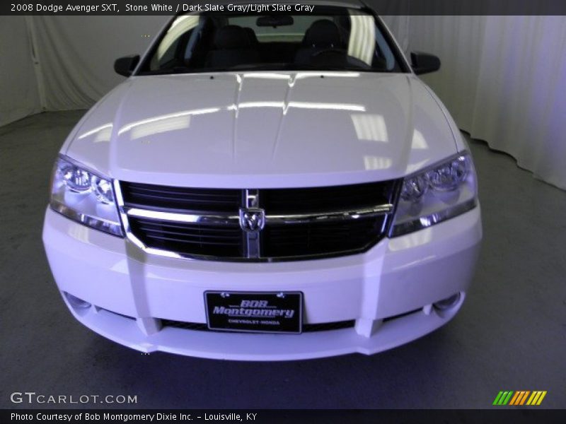 Stone White / Dark Slate Gray/Light Slate Gray 2008 Dodge Avenger SXT