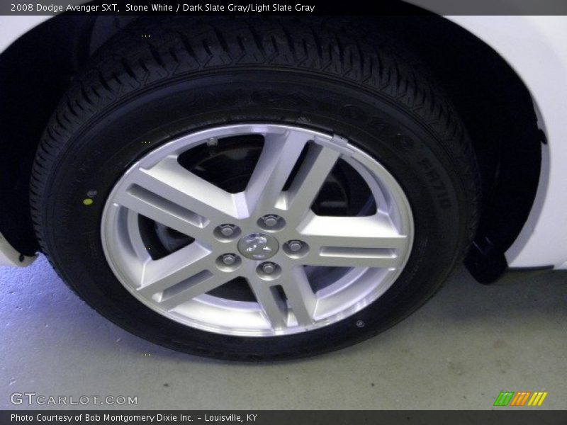 Stone White / Dark Slate Gray/Light Slate Gray 2008 Dodge Avenger SXT