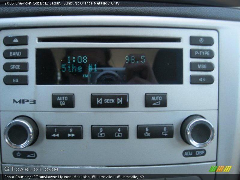 Controls of 2005 Cobalt LS Sedan