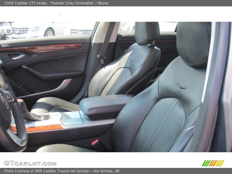 Thunder Gray Chromaflair / Ebony 2008 Cadillac CTS Sedan