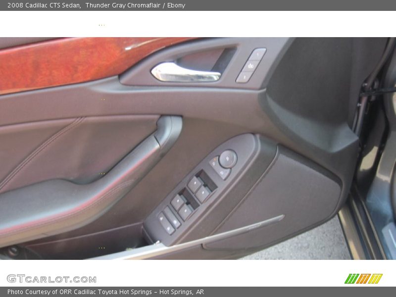 Thunder Gray Chromaflair / Ebony 2008 Cadillac CTS Sedan