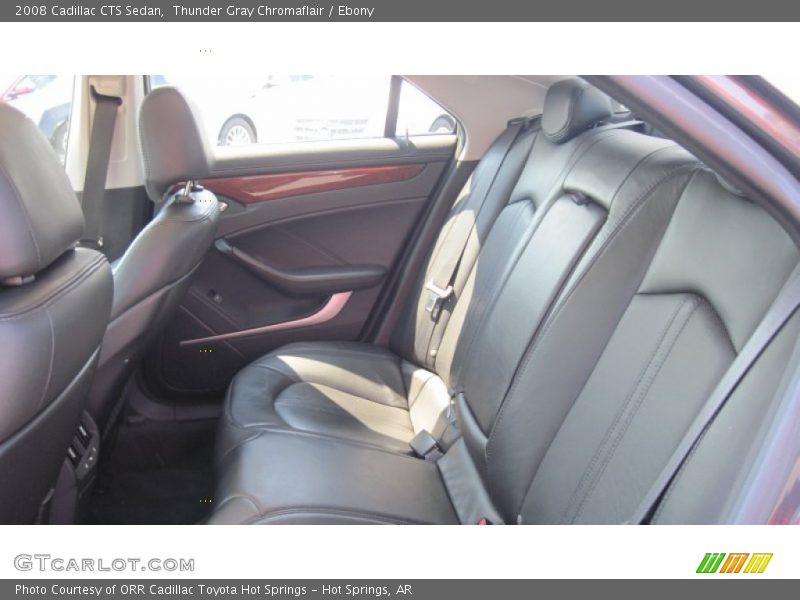 Thunder Gray Chromaflair / Ebony 2008 Cadillac CTS Sedan