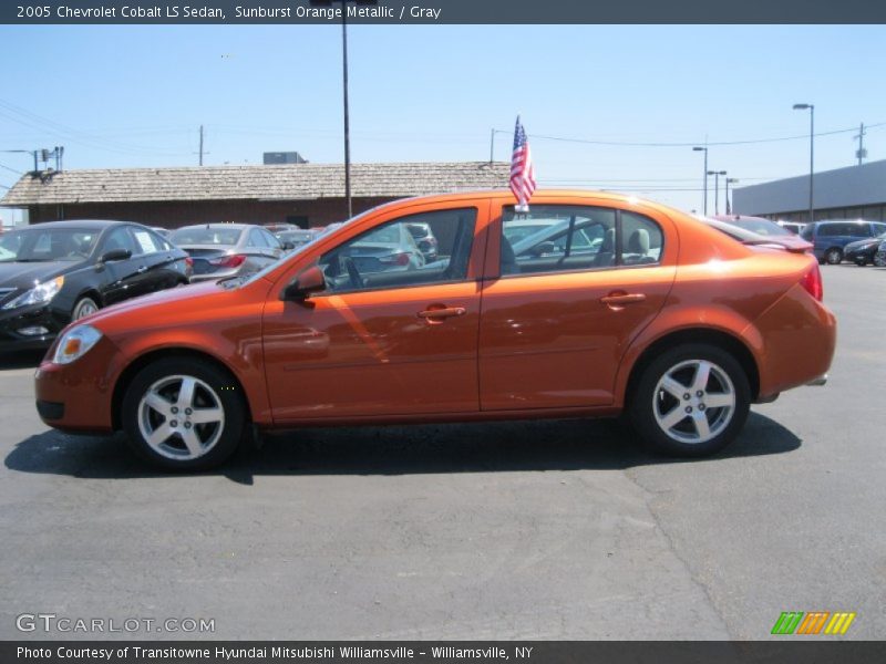  2005 Cobalt LS Sedan Sunburst Orange Metallic