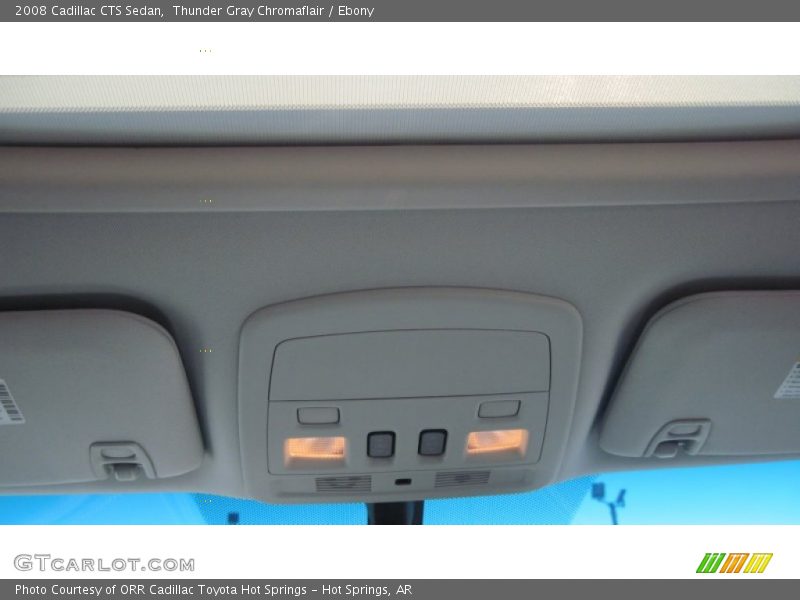 Thunder Gray Chromaflair / Ebony 2008 Cadillac CTS Sedan