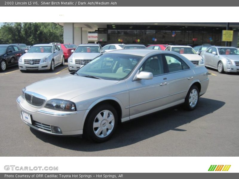 Silver Birch Metallic / Dark Ash/Medium Ash 2003 Lincoln LS V6