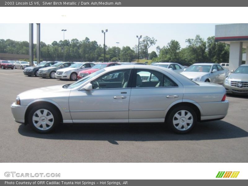 Silver Birch Metallic / Dark Ash/Medium Ash 2003 Lincoln LS V6