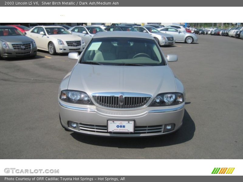 Silver Birch Metallic / Dark Ash/Medium Ash 2003 Lincoln LS V6