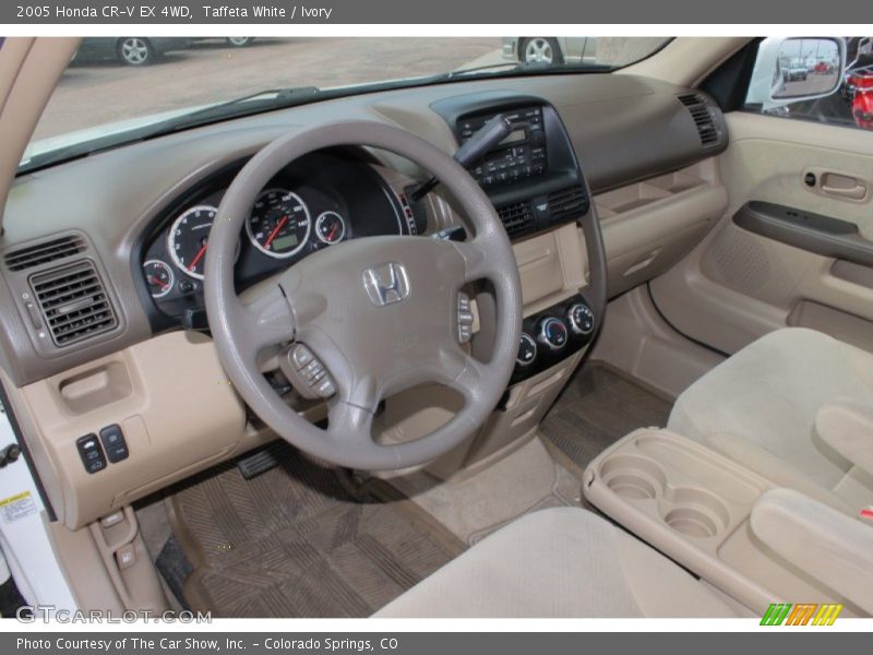 Taffeta White / Ivory 2005 Honda CR-V EX 4WD