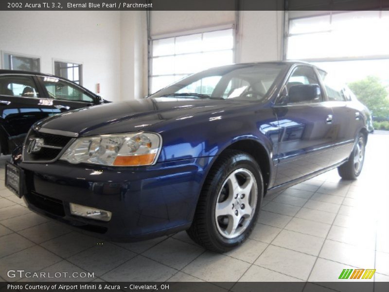 Eternal Blue Pearl / Parchment 2002 Acura TL 3.2